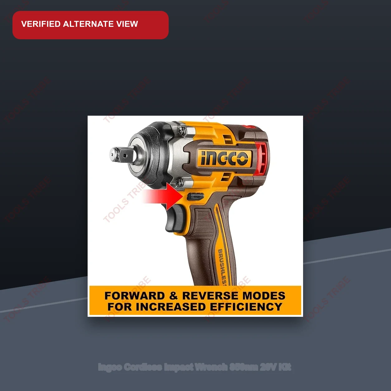 Ingco Cordless Impact Wrench 850nm 20V Kit