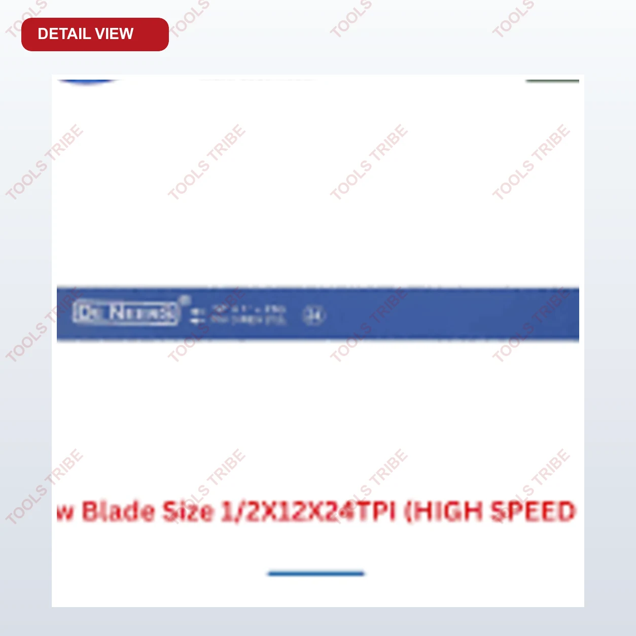 Hacksaw Blade-De Neers 1/2x12 inch 24 TPI