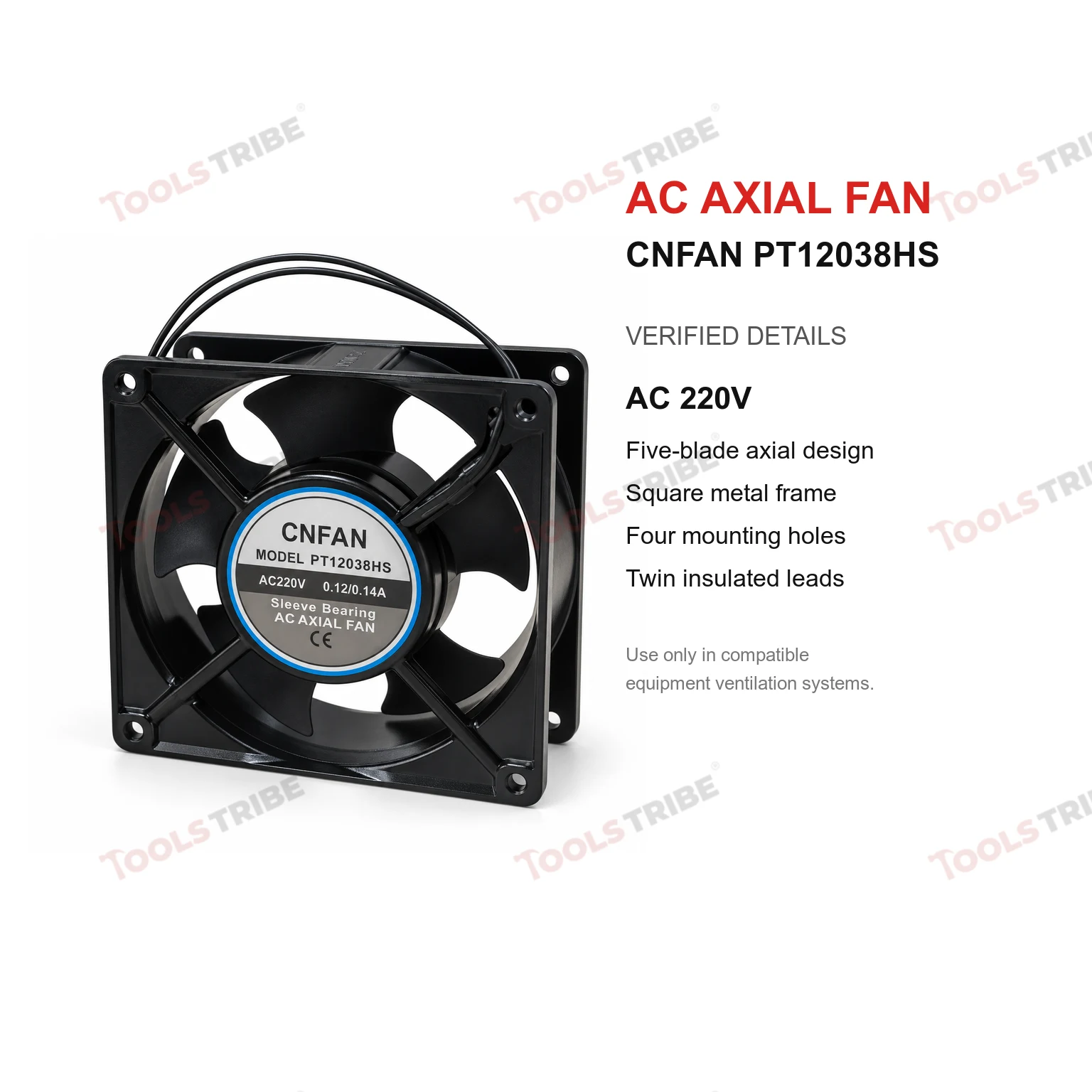 A/C COOLING FAN (220V 4")