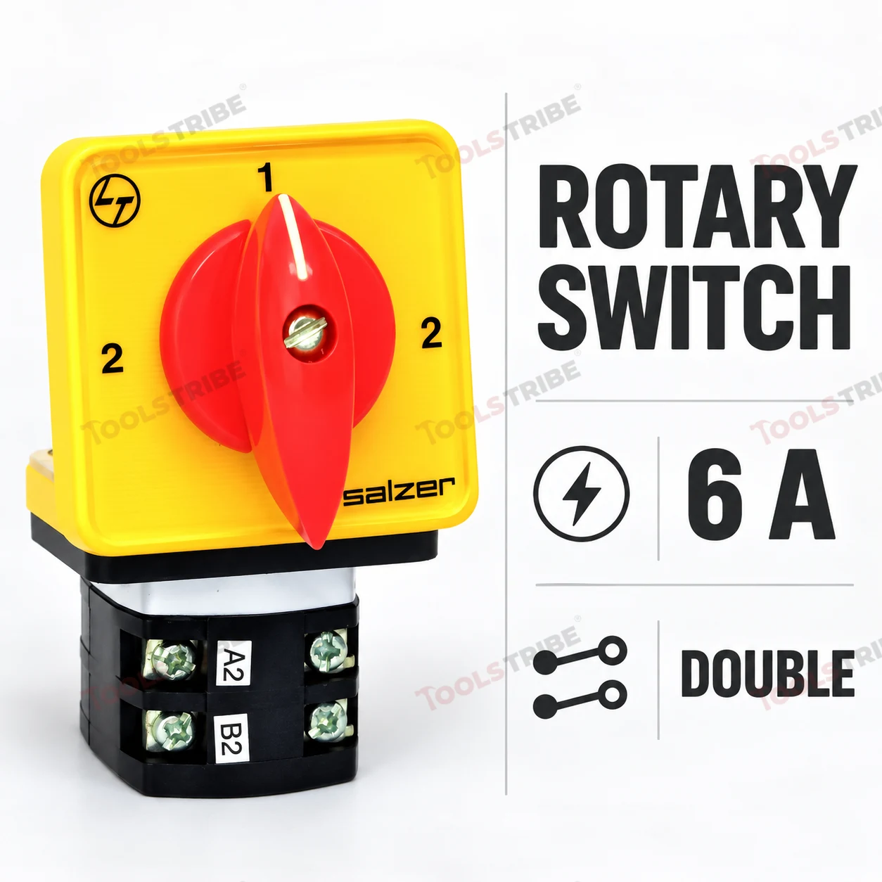 ROTARY SWITCH 6-A DOUBLE