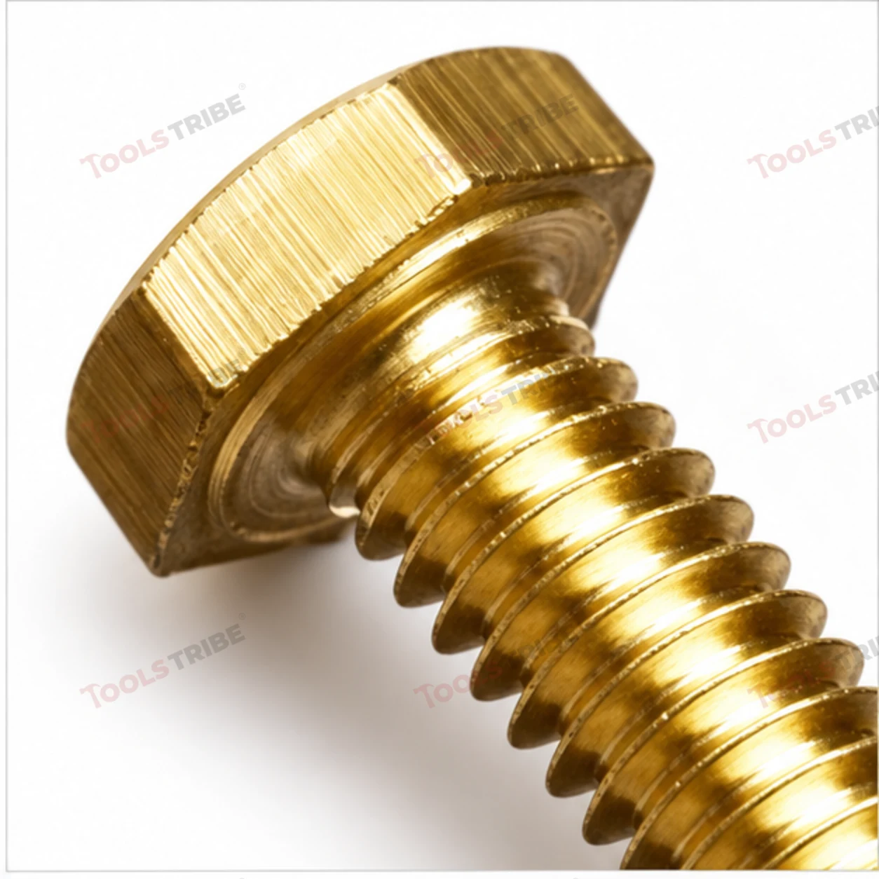 BRASS HEX BOLT(4*12)