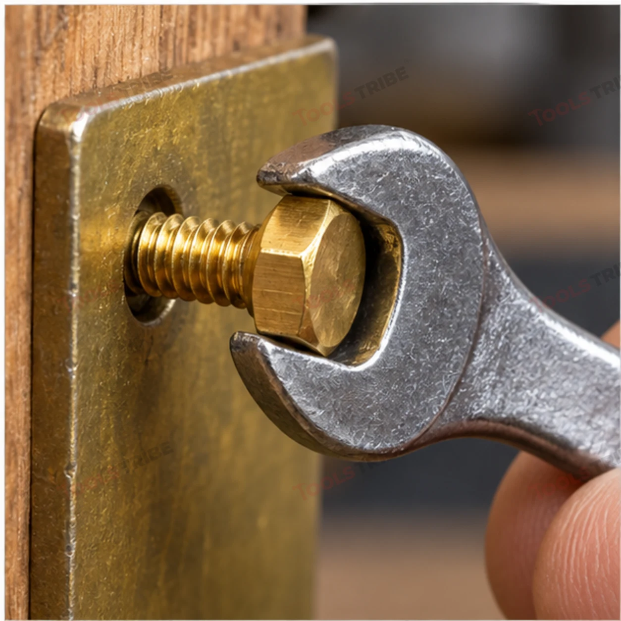 BRASS HEX BOLT(4*12)