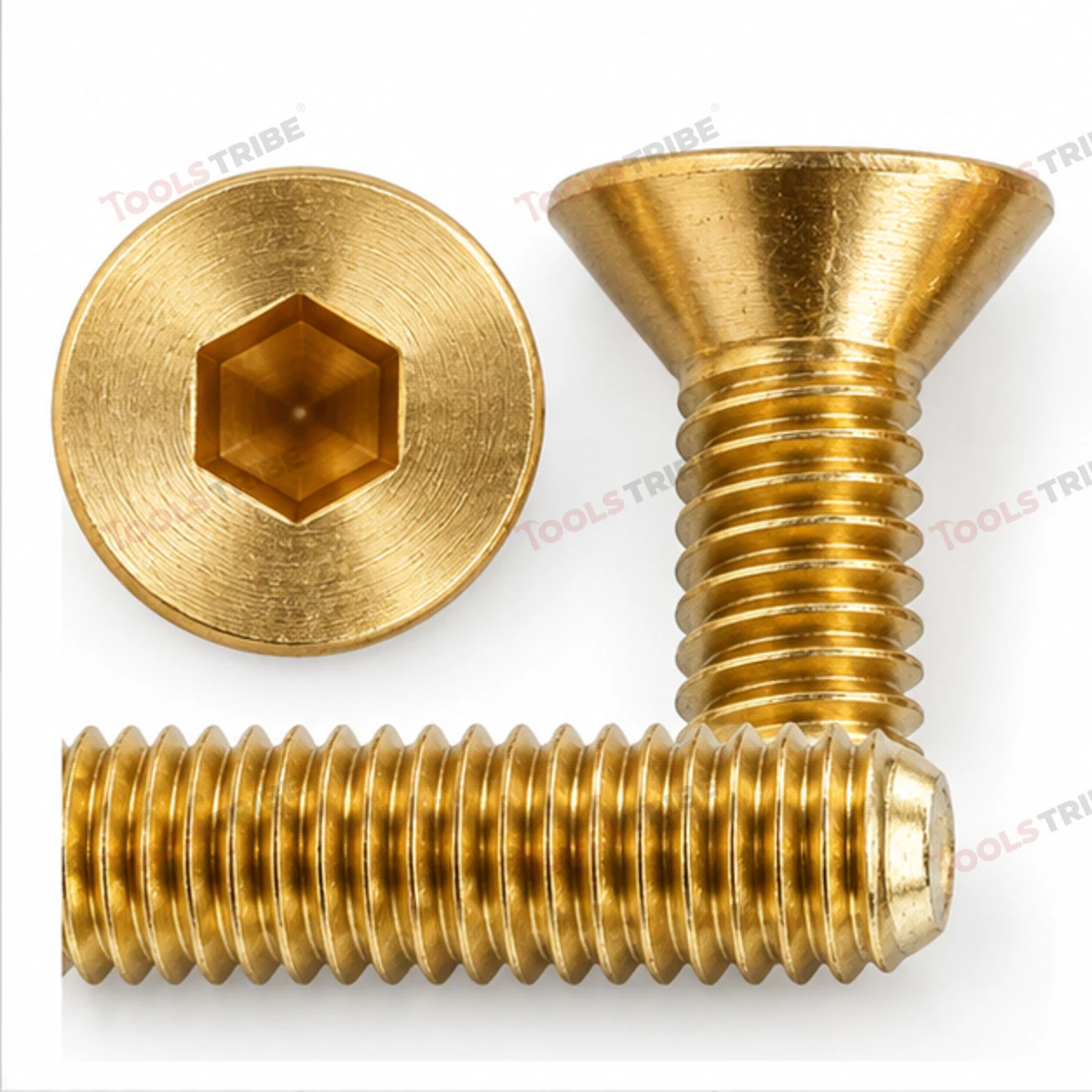 BRASS HEX BOLT(LN CSK-6*20)