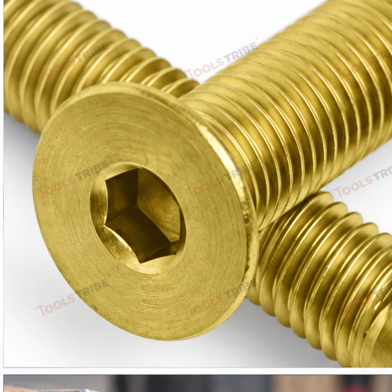 BRASS HEX BOLT (LN CSK-8*25)