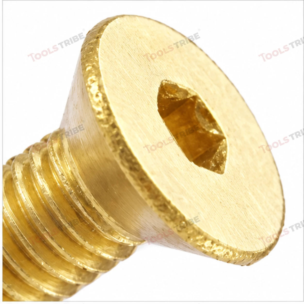 BRASS HEX BOLT(LN CSK--4*12)