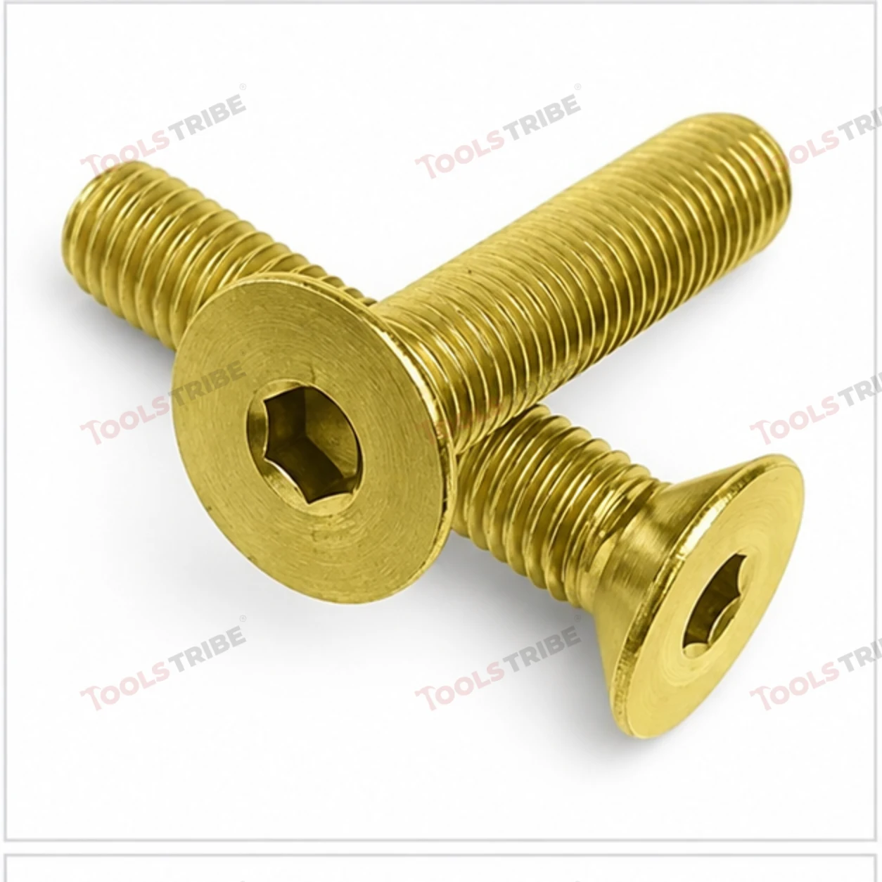 BRASS HEX BOLT(LN CSK--5*20)