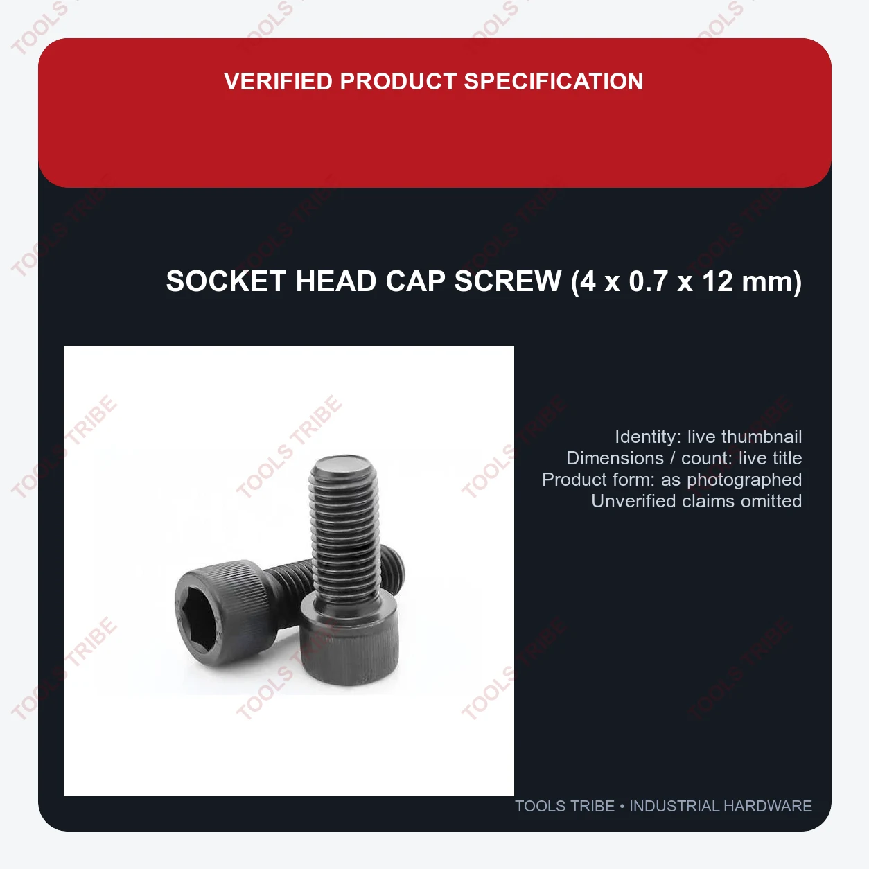 SOCKET HEAD CAP SCREW(4*0.7*12)