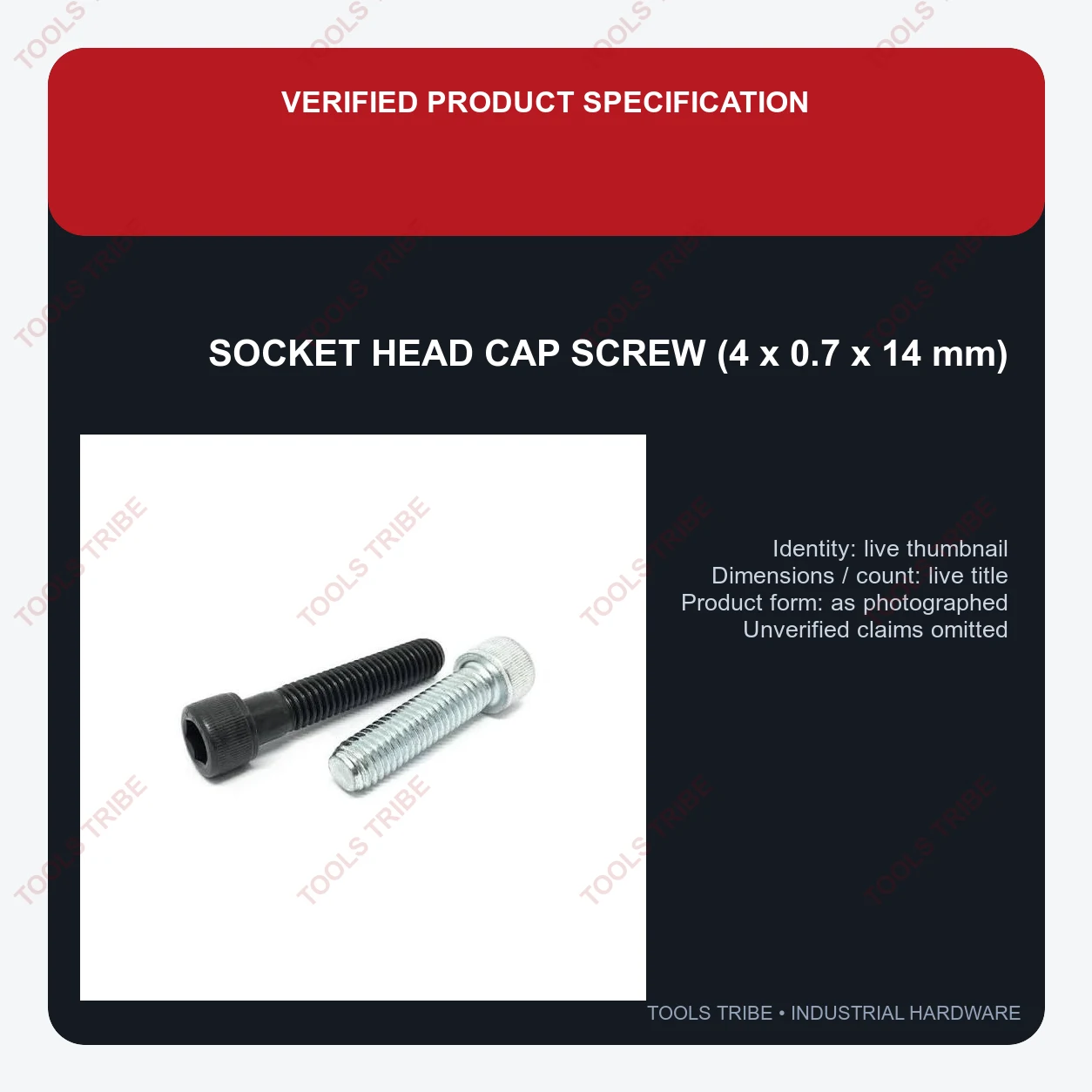 SOCKET HEAD CAP SCREW(4*0.7*14)