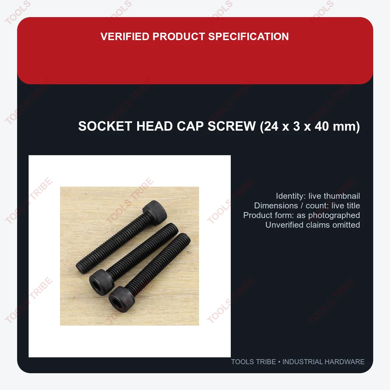 SOCKET HEAD CAP SCREW(24*3*40)