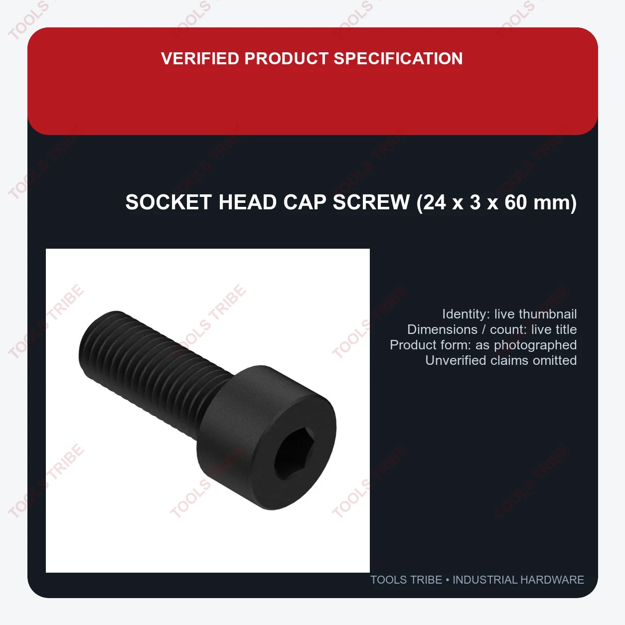 SOCKET HEAD CAP SCREW(24*3*60)