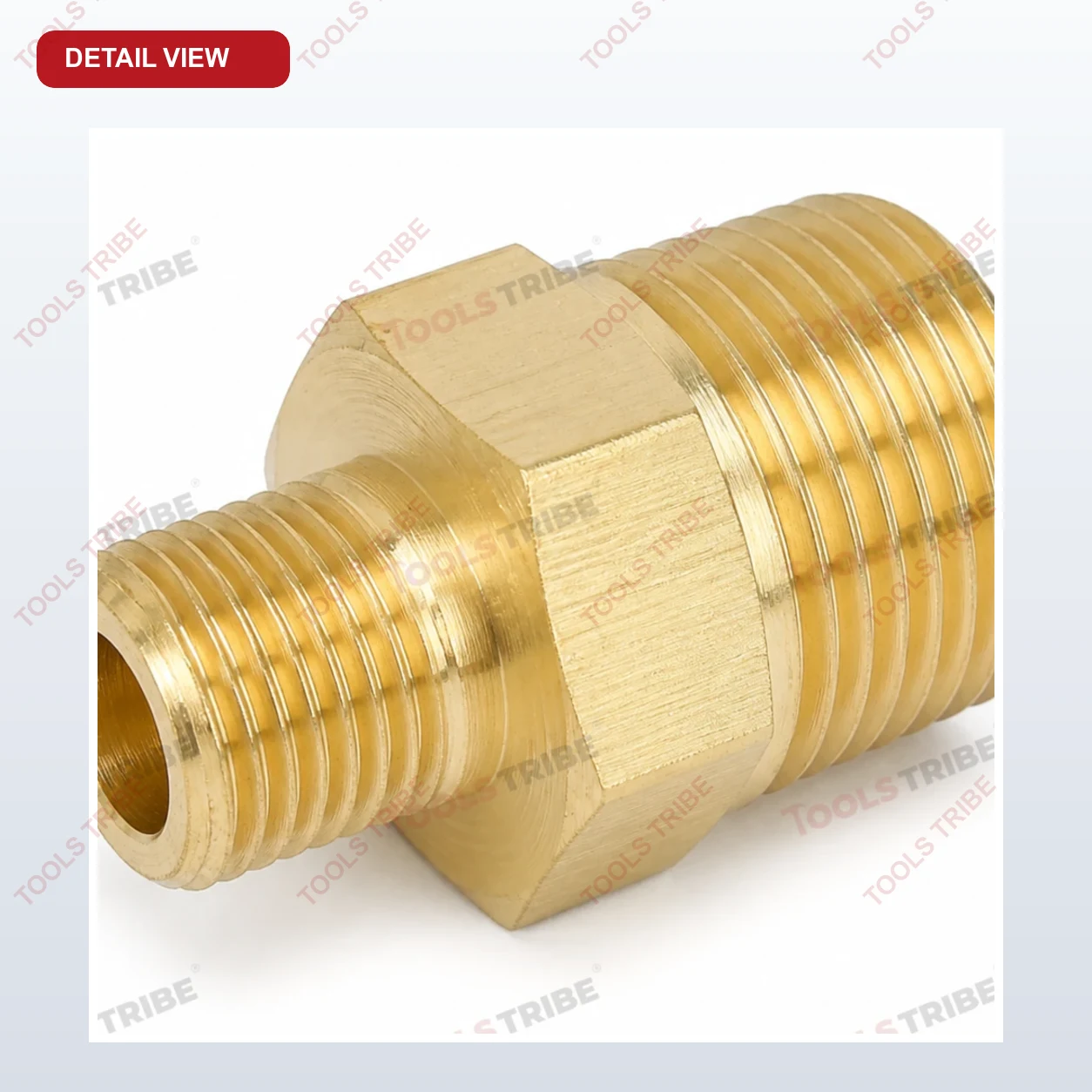 3.8 BRASS HEX NIPPLE