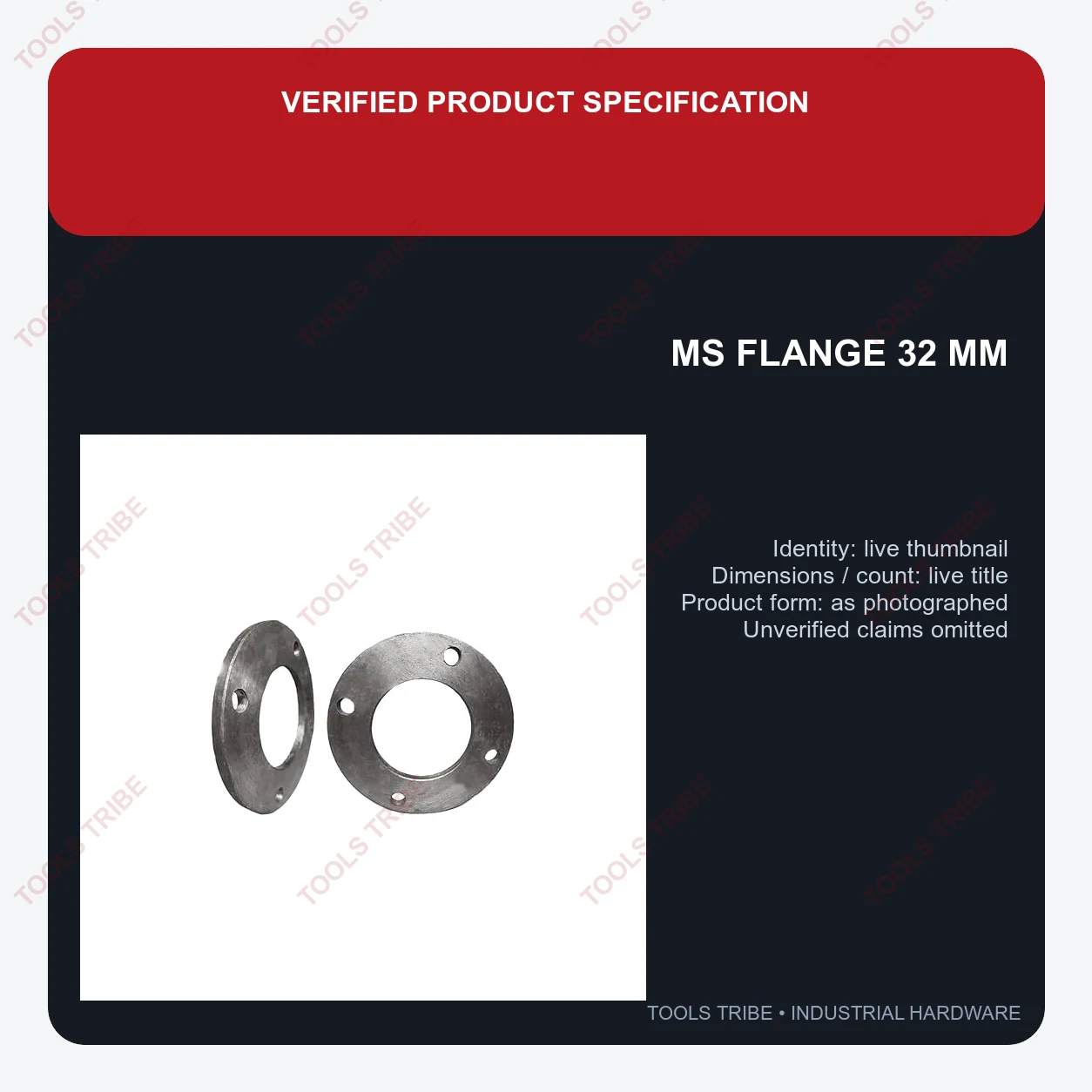 MS FLANGE  32MM