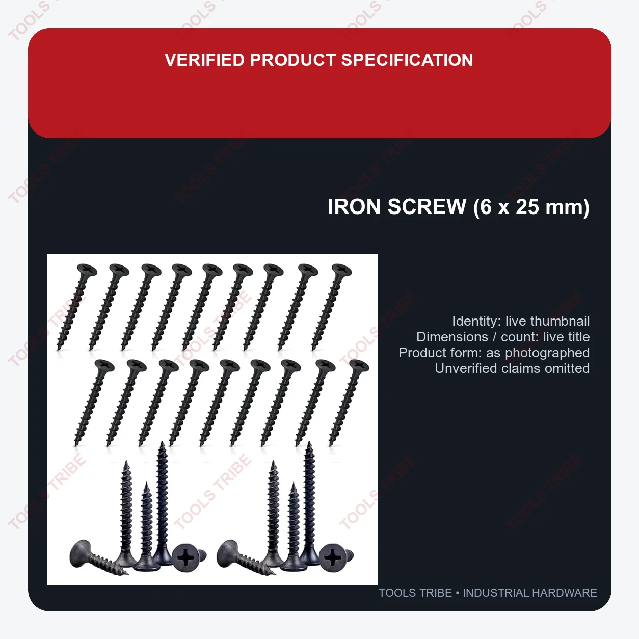 IRON SCREW(3.50*25)