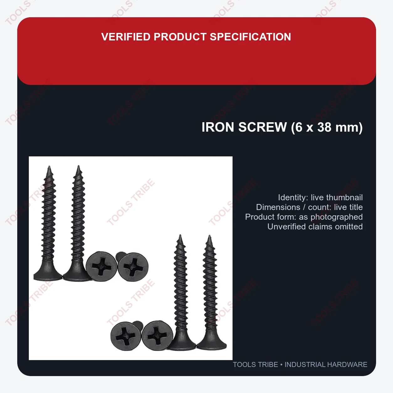 IRON SCREW(3.50*38)