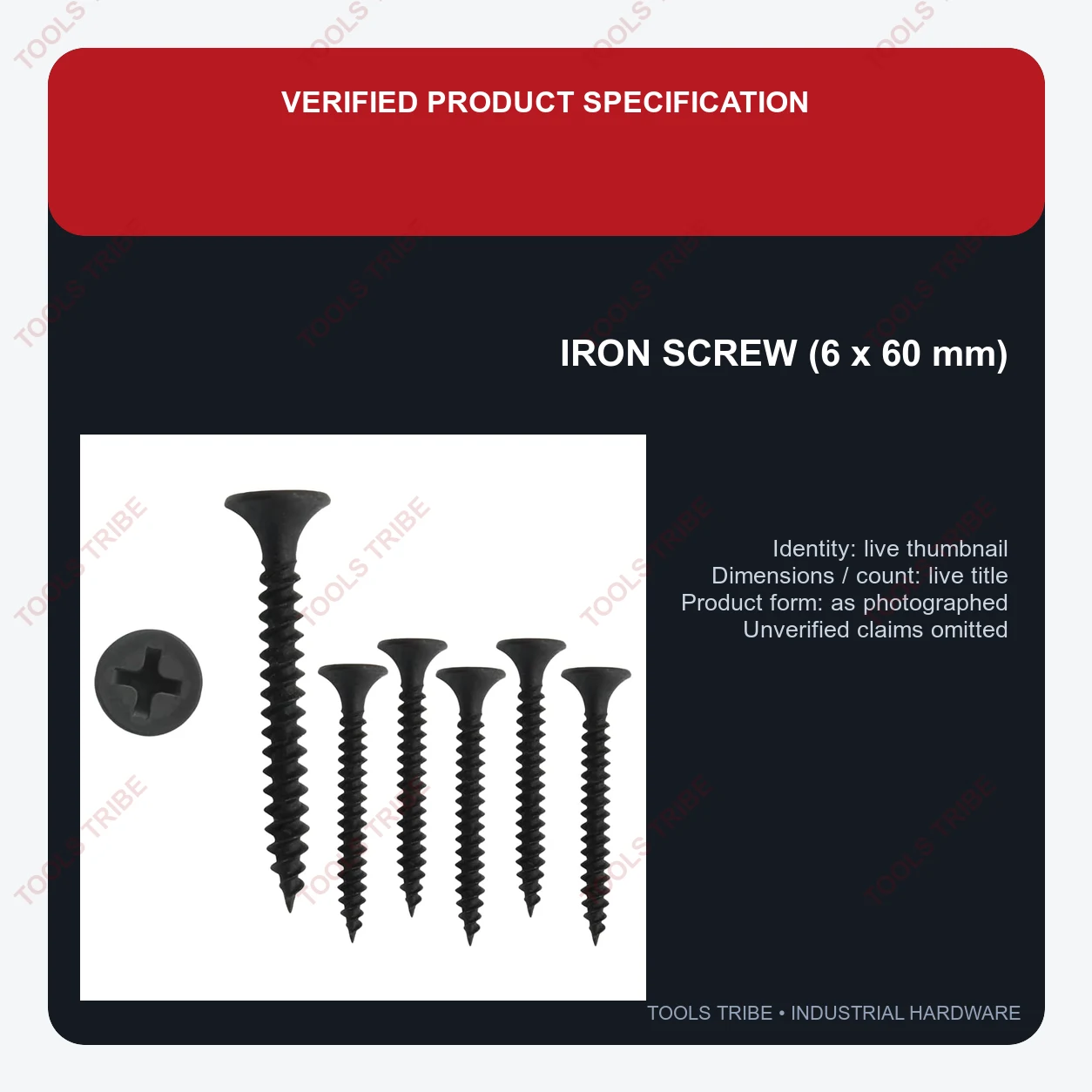 IRON SCREW(3.5*60)