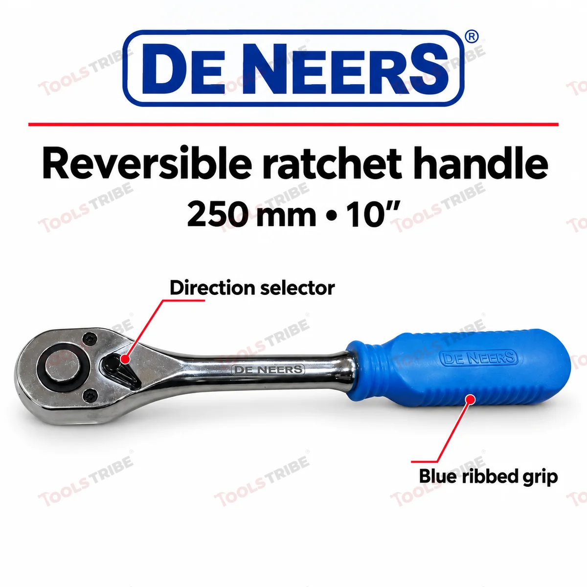 Ratchet Handle REVERSIBLE -10/250