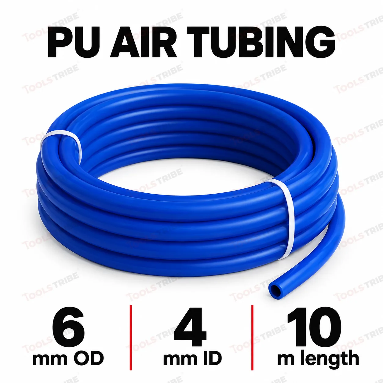 Pneumatic Air Tubing, 6mm OD x 4mm ID 10m(32.8ft)