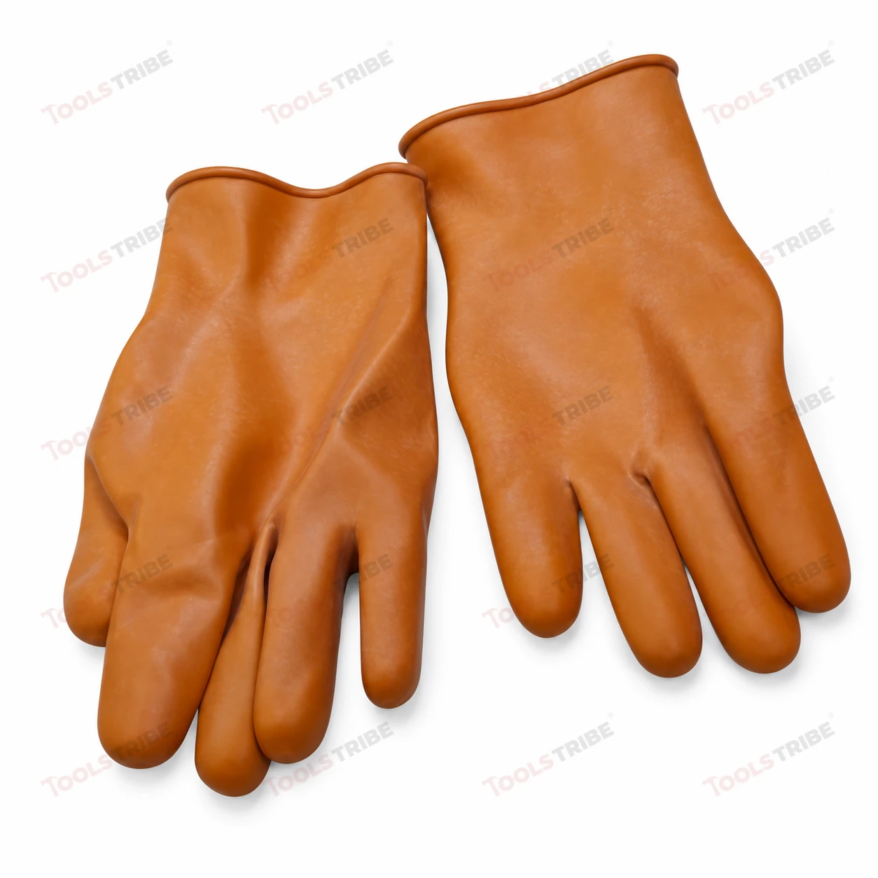 LUXMI GOLD Chemical Resistant Rubber Gloves - Acid & Alkali Proof, Heavy Duty, Pack of 12 Pairs