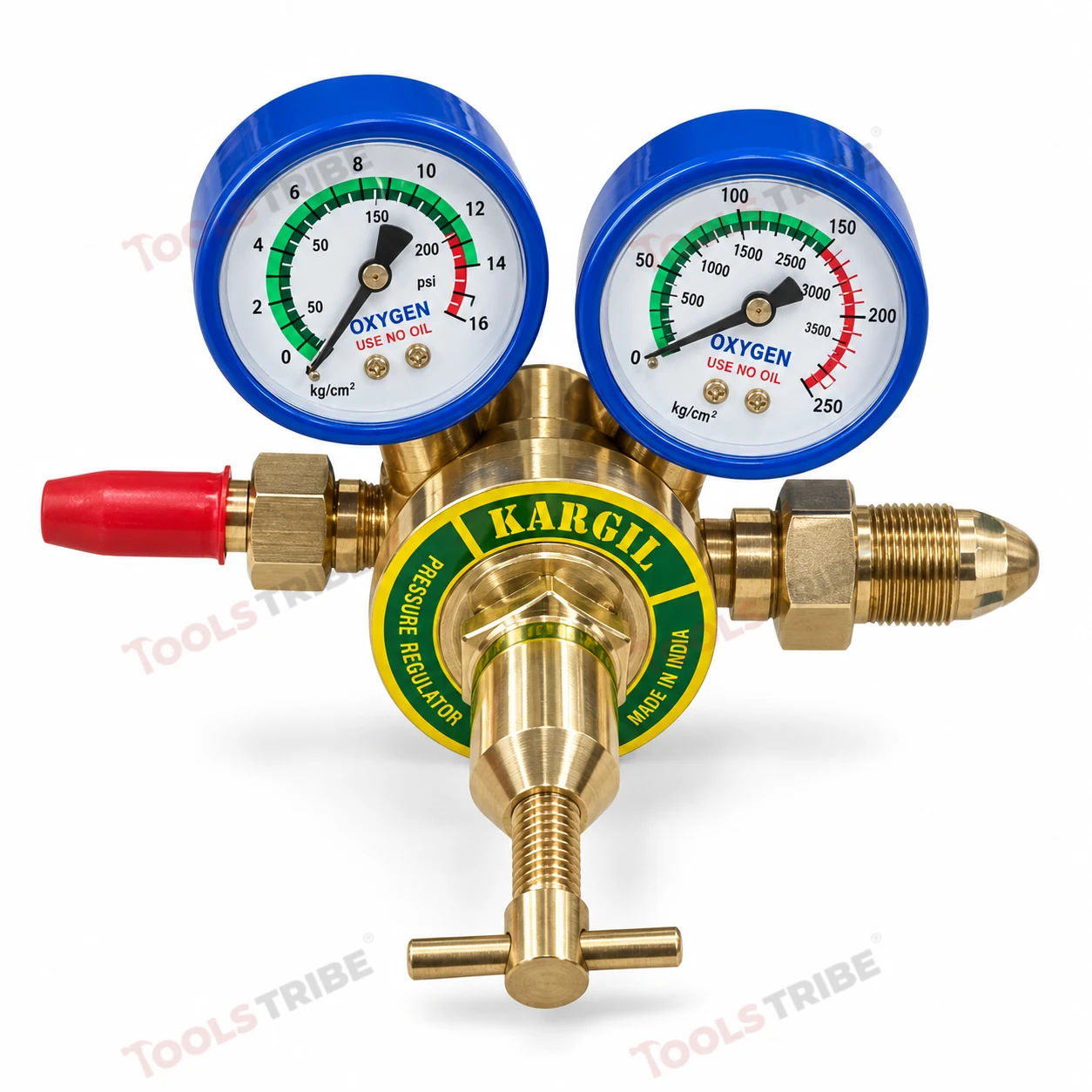 Double Gauge Oxygen Regulator |