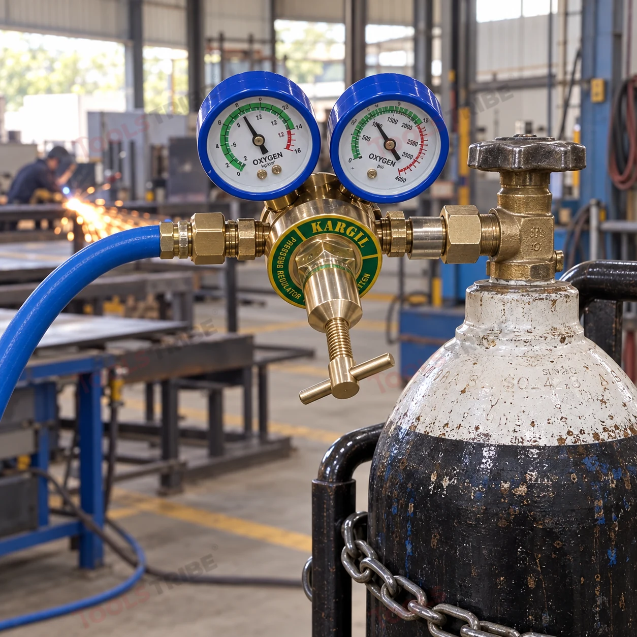 Double Gauge Oxygen Regulator |