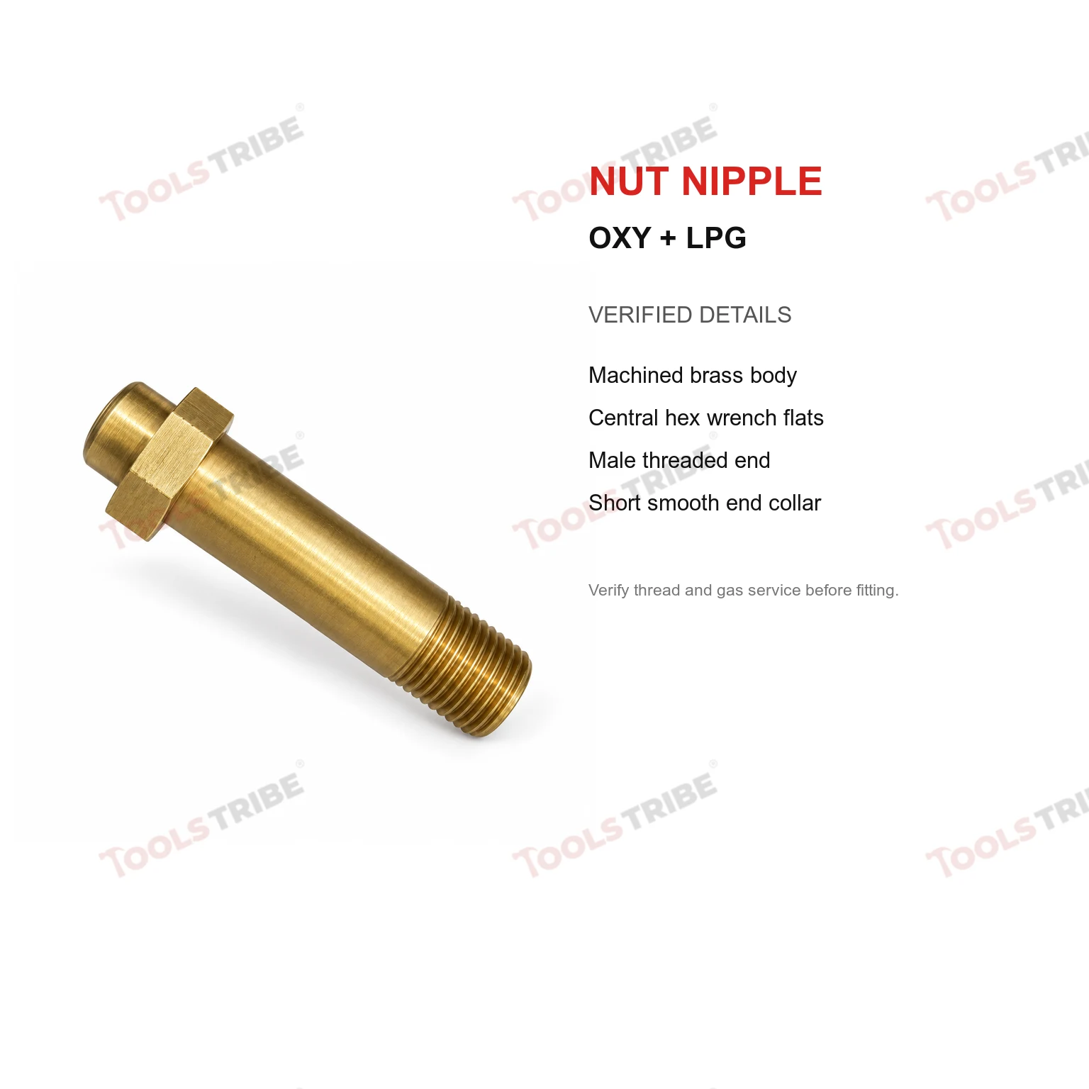 NUT NIPPLE /OXY+LPG