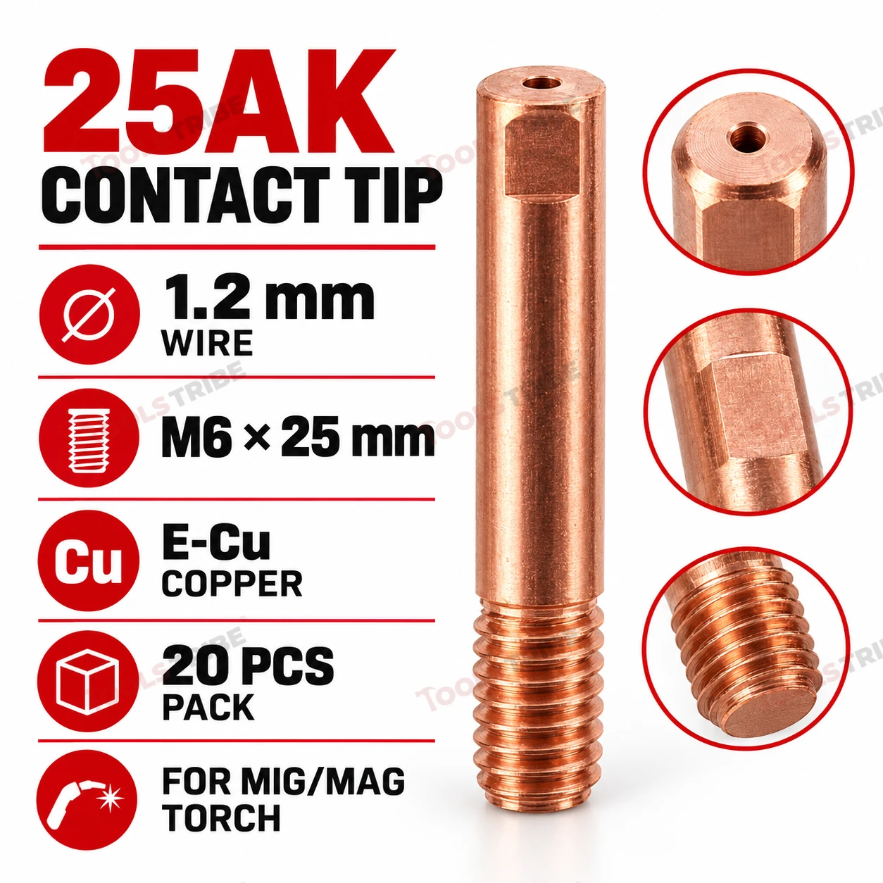 CONTACT TIP AK.25 (1.2 MM)