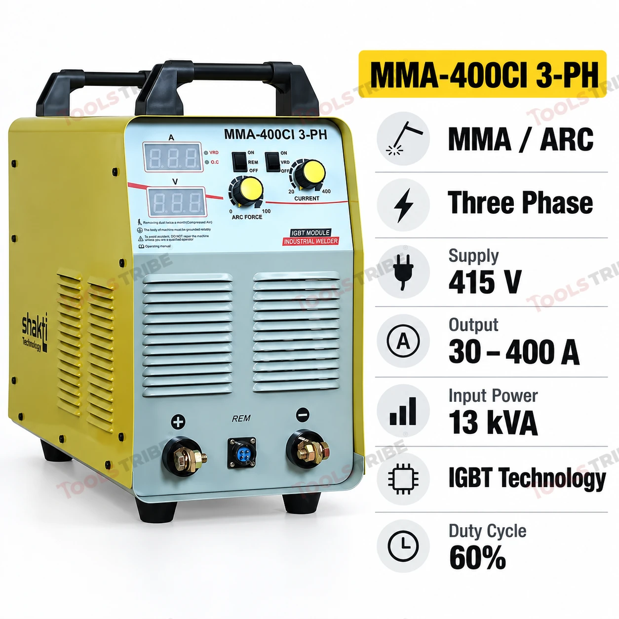 WELDING MACHIN(MMA-400 SIC 3-PH )
