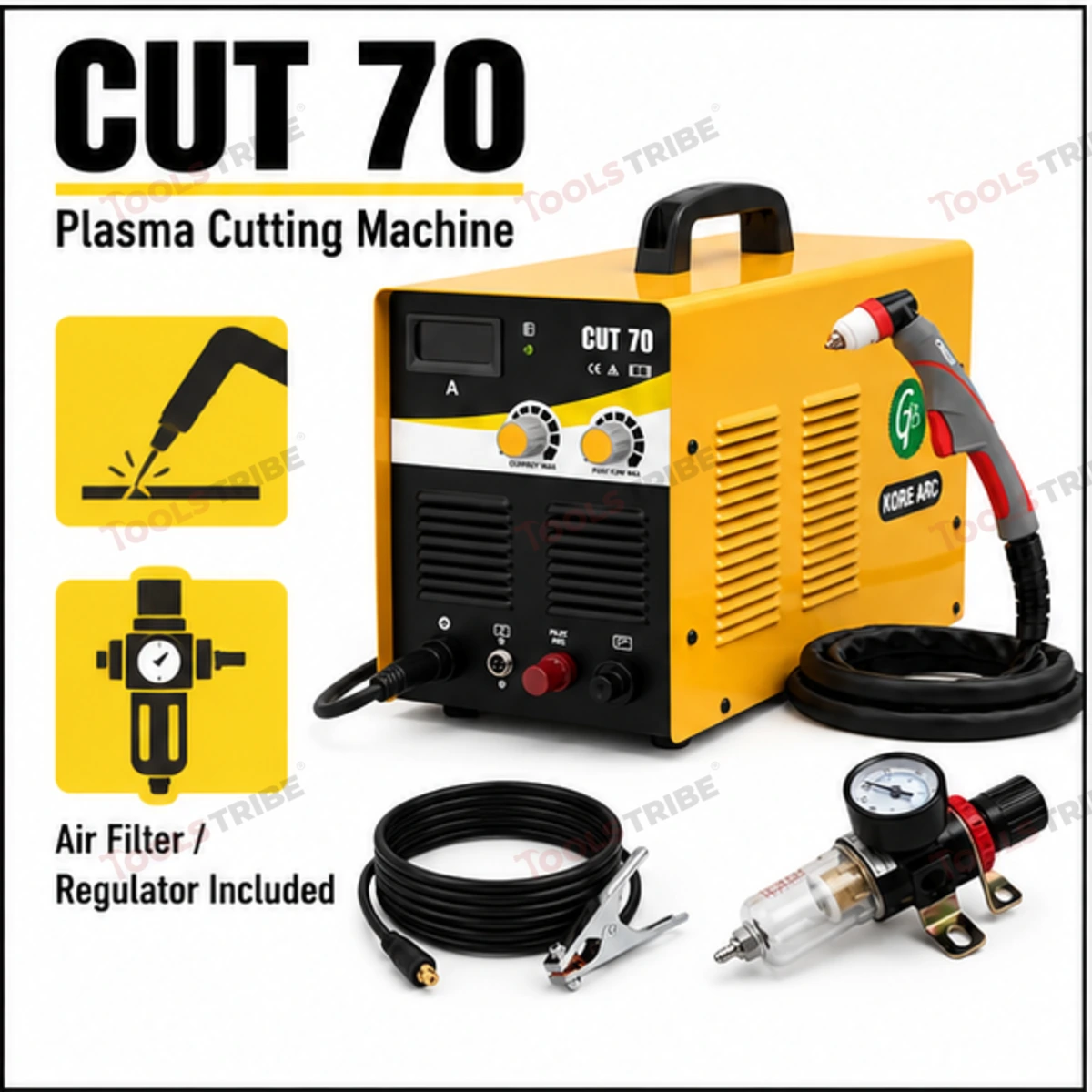 PLASMA CUTTING MACHINE( CUT-70E 3-PH AIR)