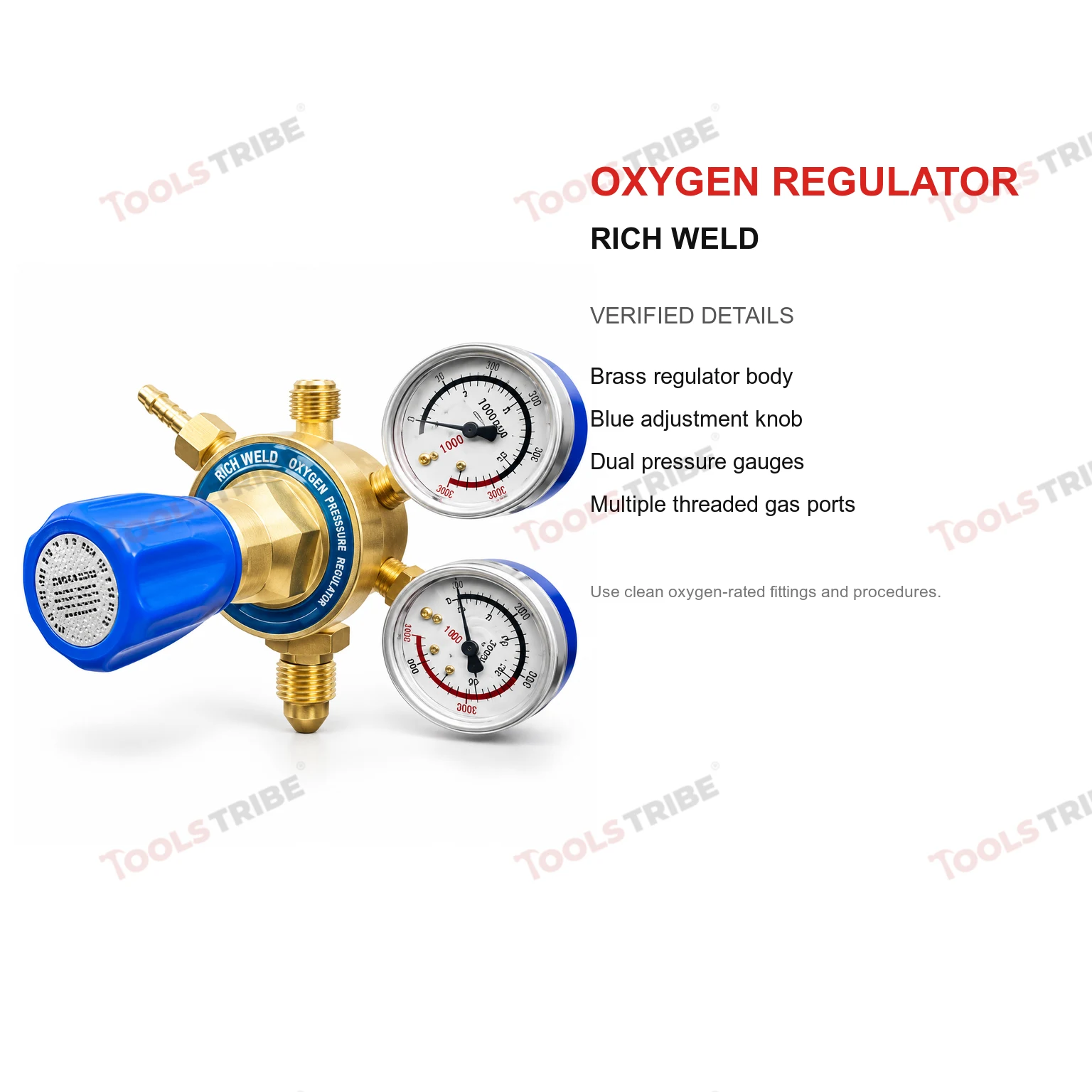 Oxygen pressure regulator