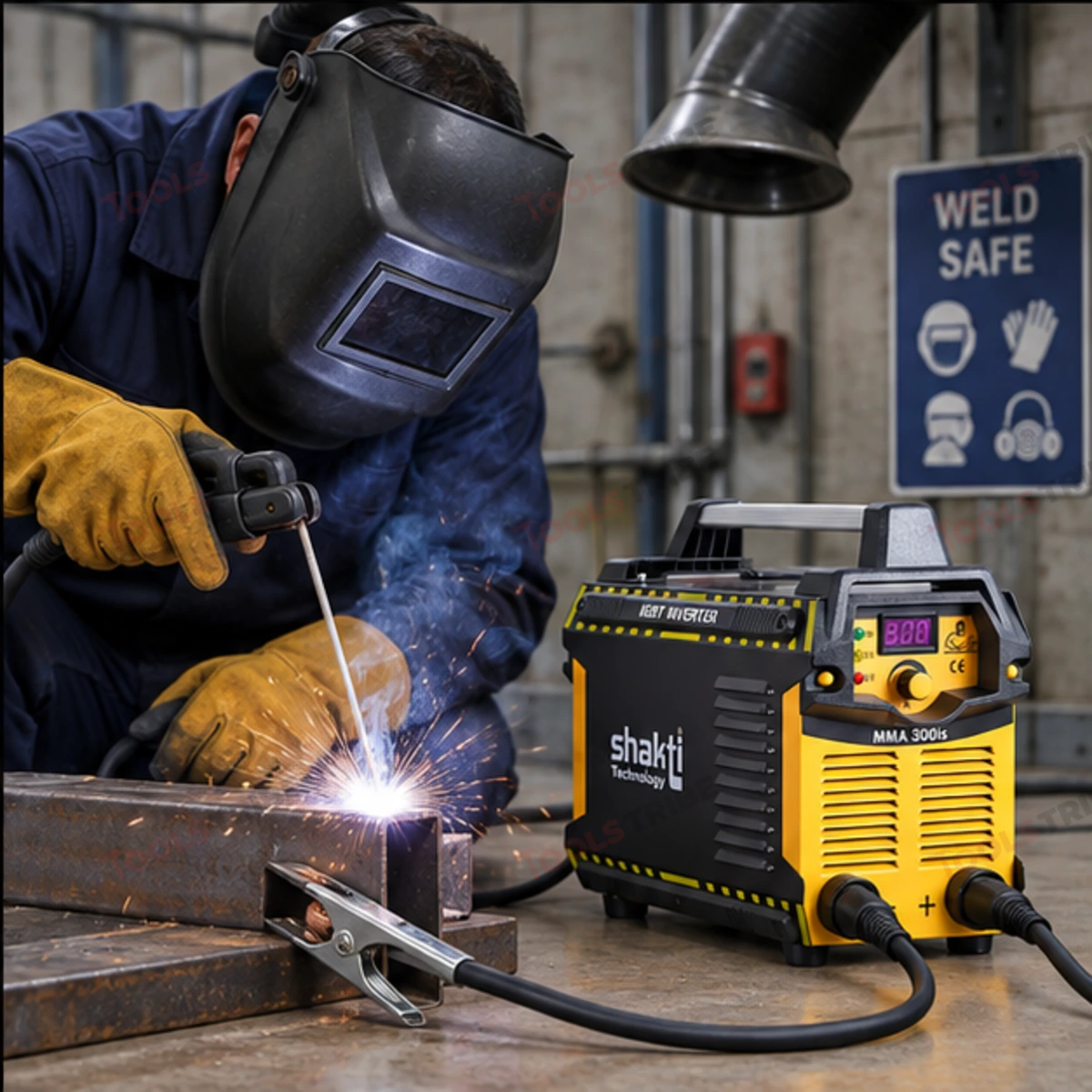 WELDING MACHIN (MMA-300I 3-PH) - YELLOW