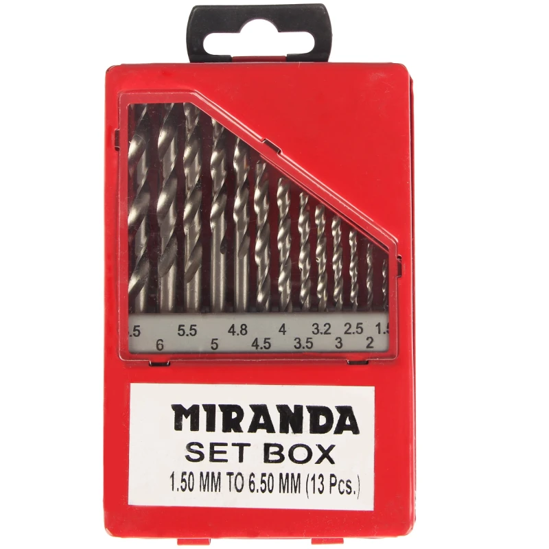 Miranda 1.00 mm to 13.00 mm Jobber Drill Set