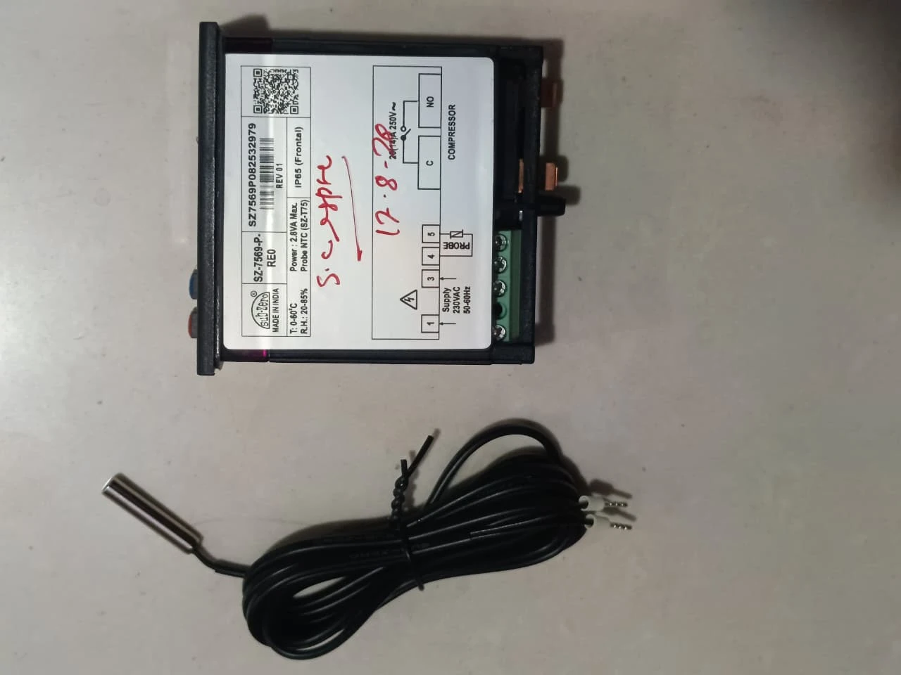 SUB-ZERO (DIGITAL PROCESS CONTROLLER)