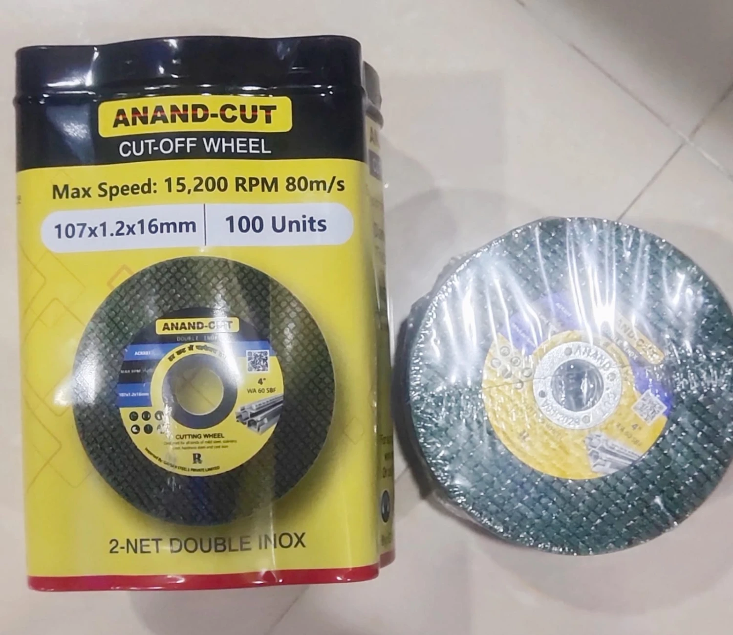 CUT-OFF WHEEL 4" ANAND